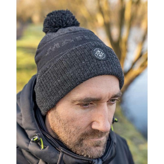 Caciula Matrix - Grey Sherpa Bobble Hat